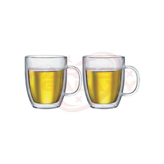Bodum Bistro Jumbo Mug 15 Oz Double Wall Set of 2