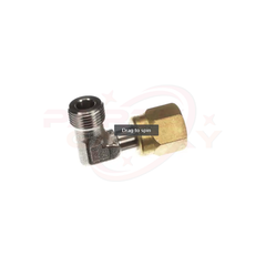 Schaerer 3370064060 Adjustable Elbow Fitting, M12-M12, Preass., Inox