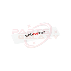 Schaerer 3370069272 Sticker Logo Sag 8 High Black