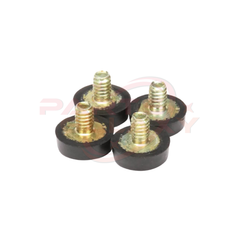 Bunn 35712.0000 Kit,Foot .75Odx.25Htx.25Thd(Pkg/4)