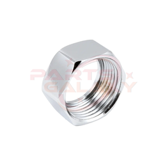 Bunn 01268.0000 Faucet Union Nut, Hex, Chrome Plated Brass