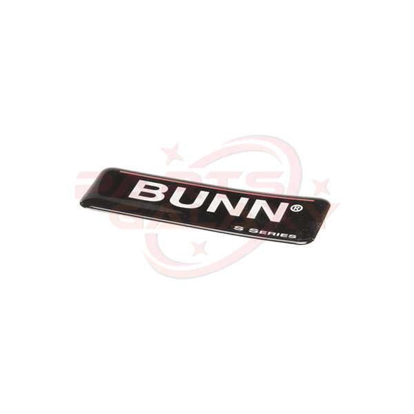 Bunn 02751.0000 Decal, S-Series, 1.47' X 4.22'