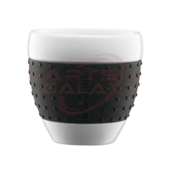 Bodum - Pavina 3-Oz. Porcelain Mug - Black