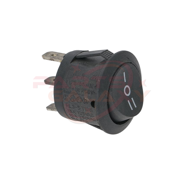 Switch Black Single-Pole 10A 250V