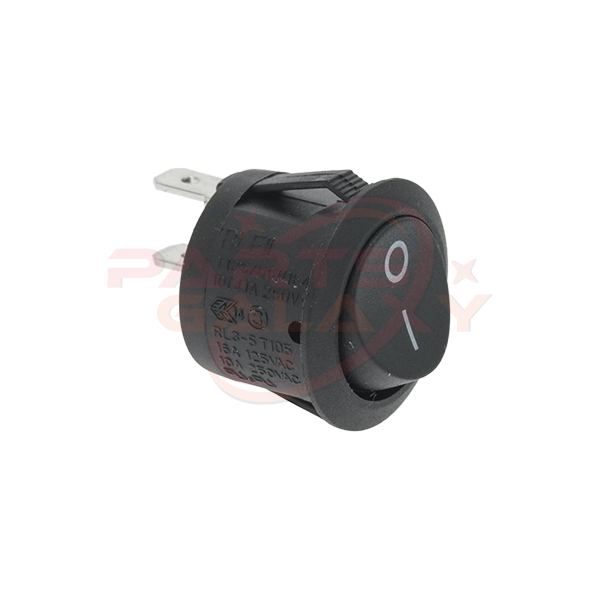 Switch Black Single-Pole 10A 250V