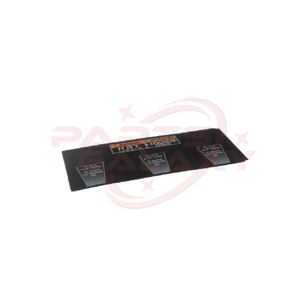 Bunn 28328.7013 Decal,Cup Placement Imix-3 Pc Eng/Fre