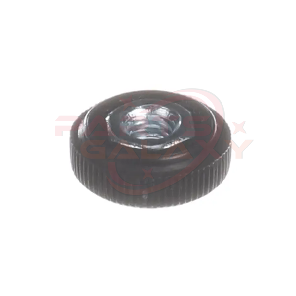 Schaerer 3370061302 Knurled Knob For Screw, Black