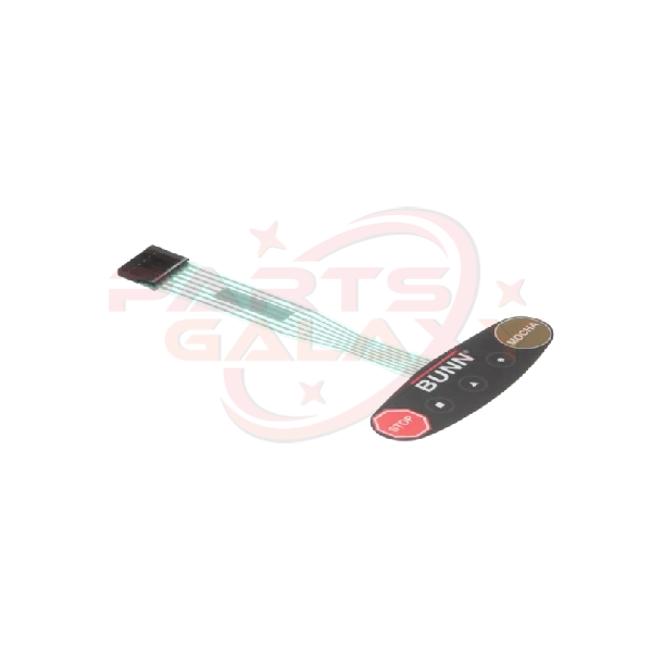 Bunn 36231.0006 Switch,Memb Prgm W/Stop-Mocha