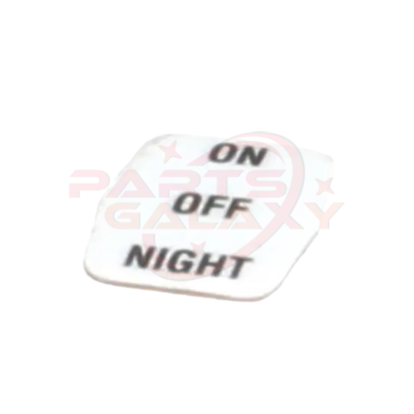 Bunn 37193.0000 Decal,On/Off/Night Imix&
