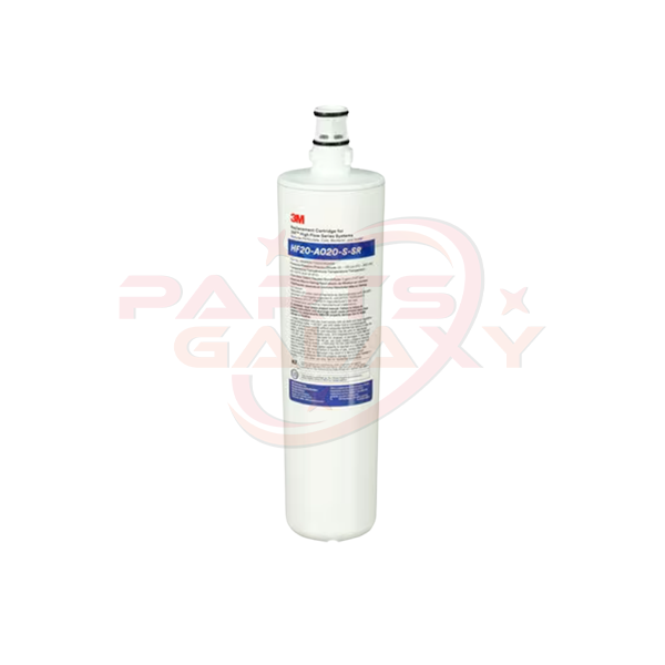 3M™ High Flow Carbonless Absolute Series Water Filter Cartridge HF20-A020-S-SR, 5636431, 0.2 um Absolute, 2 gpm