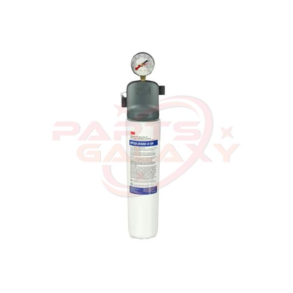 3M™ High Flow Carbonless Absolute Series Water Filter System ICE120-A020-S-SR, 5616015, 0.2 um Absolute, 2 gpm