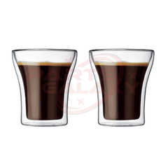 ASSAM 2 pcs glass, double wall, small, 0.2 l, 6 oz