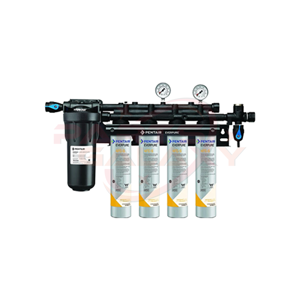 Pentair Everpure Insurice PF Quad 4FCS Water Filter System EV932744