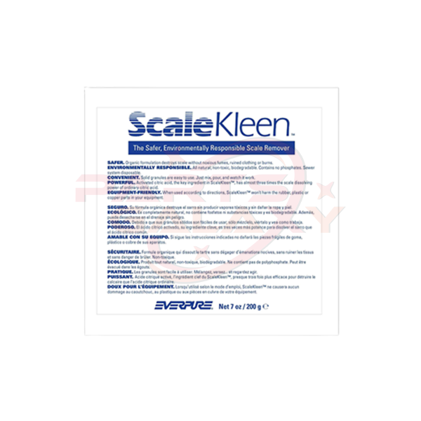 Pentair Everpure Scalekleen Deliming Powder 7 oz./200 gr. pouch (24 pack) - EV97983, 9798-33