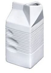 Cilio Porcelain Milk Carton