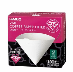 Hario V60 Paper Filter 02 W 100 Sheets (Box)