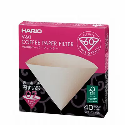Hario V60 Paper Filter 02 M 40 Sheets